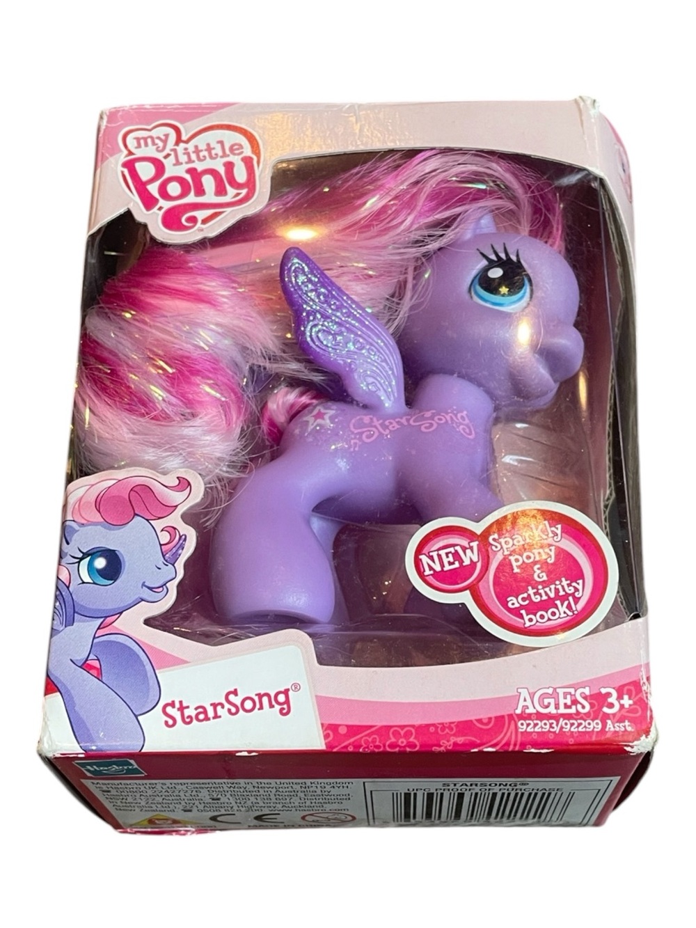 My Little Pony Starsong Pegasus 2009 Sparkly Pony Open Box